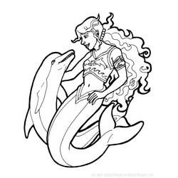 Coloring page: The Little Mermaid (Animation Movies) #127380 - Free Printable Coloring Pages