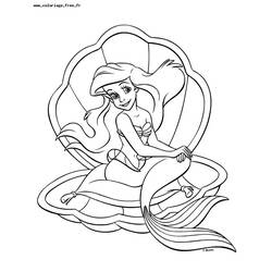 Coloring page: The Little Mermaid (Animation Movies) #127424 - Free Printable Coloring Pages