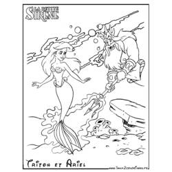 Coloring page: The Little Mermaid (Animation Movies) #127425 - Free Printable Coloring Pages