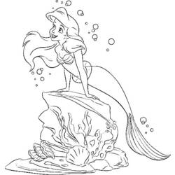 Coloring page: The Little Mermaid (Animation Movies) #127427 - Free Printable Coloring Pages