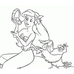 Coloring page: The Little Mermaid (Animation Movies) #127430 - Free Printable Coloring Pages