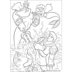 Coloring page: The Little Mermaid (Animation Movies) #127432 - Free Printable Coloring Pages