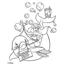 Coloring page: The Little Mermaid (Animation Movies) #127434 - Free Printable Coloring Pages