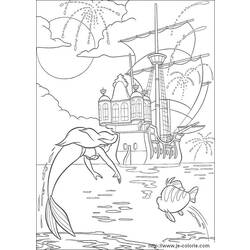 Coloring page: The Little Mermaid (Animation Movies) #127443 - Free Printable Coloring Pages