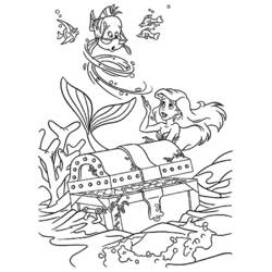 Coloring page: The Little Mermaid (Animation Movies) #127446 - Free Printable Coloring Pages