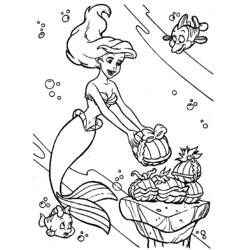 Coloring page: The Little Mermaid (Animation Movies) #127452 - Free Printable Coloring Pages