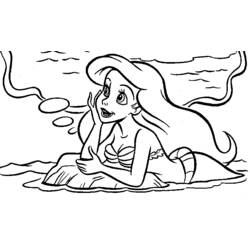 Coloring page: The Little Mermaid (Animation Movies) #127465 - Printable coloring pages