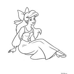 Coloring page: The Little Mermaid (Animation Movies) #127490 - Free Printable Coloring Pages