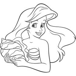 Coloring page: The Little Mermaid (Animation Movies) #127506 - Free Printable Coloring Pages