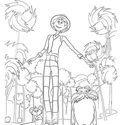 Coloring page: The Lorax (Animation Movies) #203500 - Free Printable Coloring Pages
