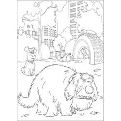 Coloring page: The Secret Life of Pets (Animation Movies) #206620 - Free Printable Coloring Pages