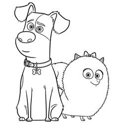 Coloring page: The Secret Life of Pets (Animation Movies) #206632 - Free Printable Coloring Pages