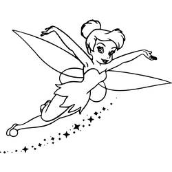 Coloring page: Tinker Bell (Animation Movies) #170484 - Free Printable Coloring Pages