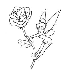 Coloring page: Tinker Bell (Animation Movies) #170488 - Free Printable Coloring Pages