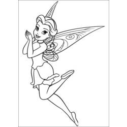 Coloring page: Tinker Bell (Animation Movies) #170495 - Free Printable Coloring Pages