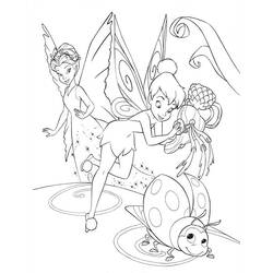 Coloring page: Tinker Bell (Animation Movies) #170499 - Free Printable Coloring Pages