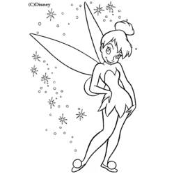 Coloring page: Tinker Bell (Animation Movies) #170510 - Free Printable Coloring Pages