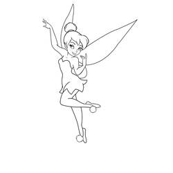 Coloring page: Tinker Bell (Animation Movies) #170516 - Free Printable Coloring Pages