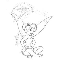 Coloring page: Tinker Bell (Animation Movies) #170521 - Free Printable Coloring Pages