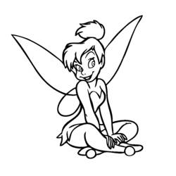 Coloring page: Tinker Bell (Animation Movies) #170533 - Free Printable Coloring Pages