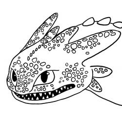 Coloring page: Toothless (Animation Movies) #179843 - Free Printable Coloring Pages