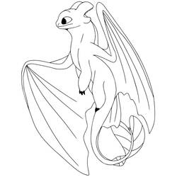 Coloring page: Toothless (Animation Movies) #179858 - Free Printable Coloring Pages