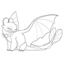 Coloring page: Toothless (Animation Movies) #179870 - Free Printable Coloring Pages