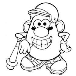 Coloring page: Toy Story: Mister Potato Head (Animation Movies) #45139 - Printable coloring pages