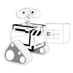 Coloring page: Wall-E (Animation Movies) #132023 - Printable coloring pages