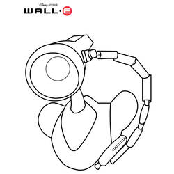 Coloring page: Wall-E (Animation Movies) #132028 - Free Printable Coloring Pages