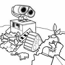 Coloring page: Wall-E (Animation Movies) #132032 - Printable coloring pages