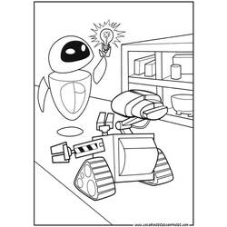 Coloring page: Wall-E (Animation Movies) #132037 - Free Printable Coloring Pages