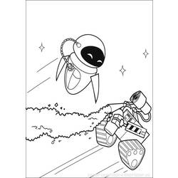 Coloring page: Wall-E (Animation Movies) #132043 - Free Printable Coloring Pages