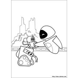 Coloring page: Wall-E (Animation Movies) #132049 - Free Printable Coloring Pages