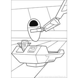 Coloring page: Wall-E (Animation Movies) #132050 - Free Printable Coloring Pages