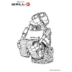 Coloring page: Wall-E (Animation Movies) #132052 - Free Printable Coloring Pages