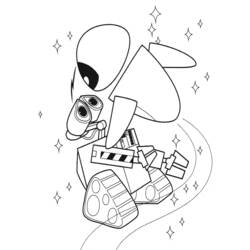 Coloring page: Wall-E (Animation Movies) #132077 - Free Printable Coloring Pages