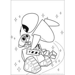 Coloring page: Wall-E (Animation Movies) #132095 - Free Printable Coloring Pages