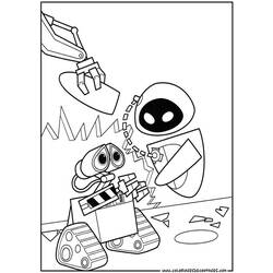 Coloring page: Wall-E (Animation Movies) #132097 - Free Printable Coloring Pages