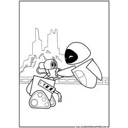 Coloring page: Wall-E (Animation Movies) #132102 - Free Printable Coloring Pages