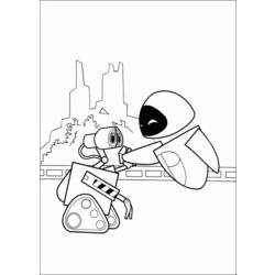 Coloring page: Wall-E (Animation Movies) #132107 - Free Printable Coloring Pages