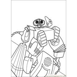 Coloring page: Wall-E (Animation Movies) #132111 - Free Printable Coloring Pages