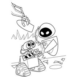 Coloring page: Wall-E (Animation Movies) #132122 - Free Printable Coloring Pages