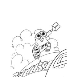 Coloring page: Wall-E (Animation Movies) #132125 - Free Printable Coloring Pages