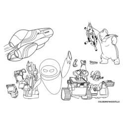 Coloring page: Wall-E (Animation Movies) #132126 - Printable coloring pages