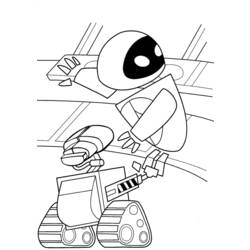 Coloring page: Wall-E (Animation Movies) #132133 - Free Printable Coloring Pages