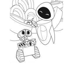 Coloring page: Wall-E (Animation Movies) #132135 - Free Printable Coloring Pages