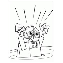 Coloring page: Wall-E (Animation Movies) #132159 - Free Printable Coloring Pages