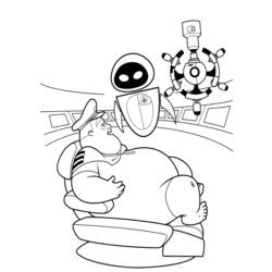 Coloring page: Wall-E (Animation Movies) #132175 - Free Printable Coloring Pages