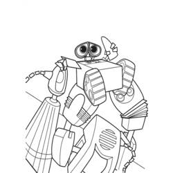 Coloring page: Wall-E (Animation Movies) #132179 - Free Printable Coloring Pages